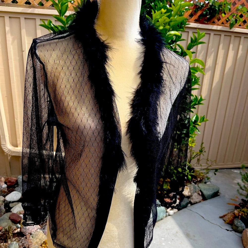 Victoria’s Secret Frilly sheer robe